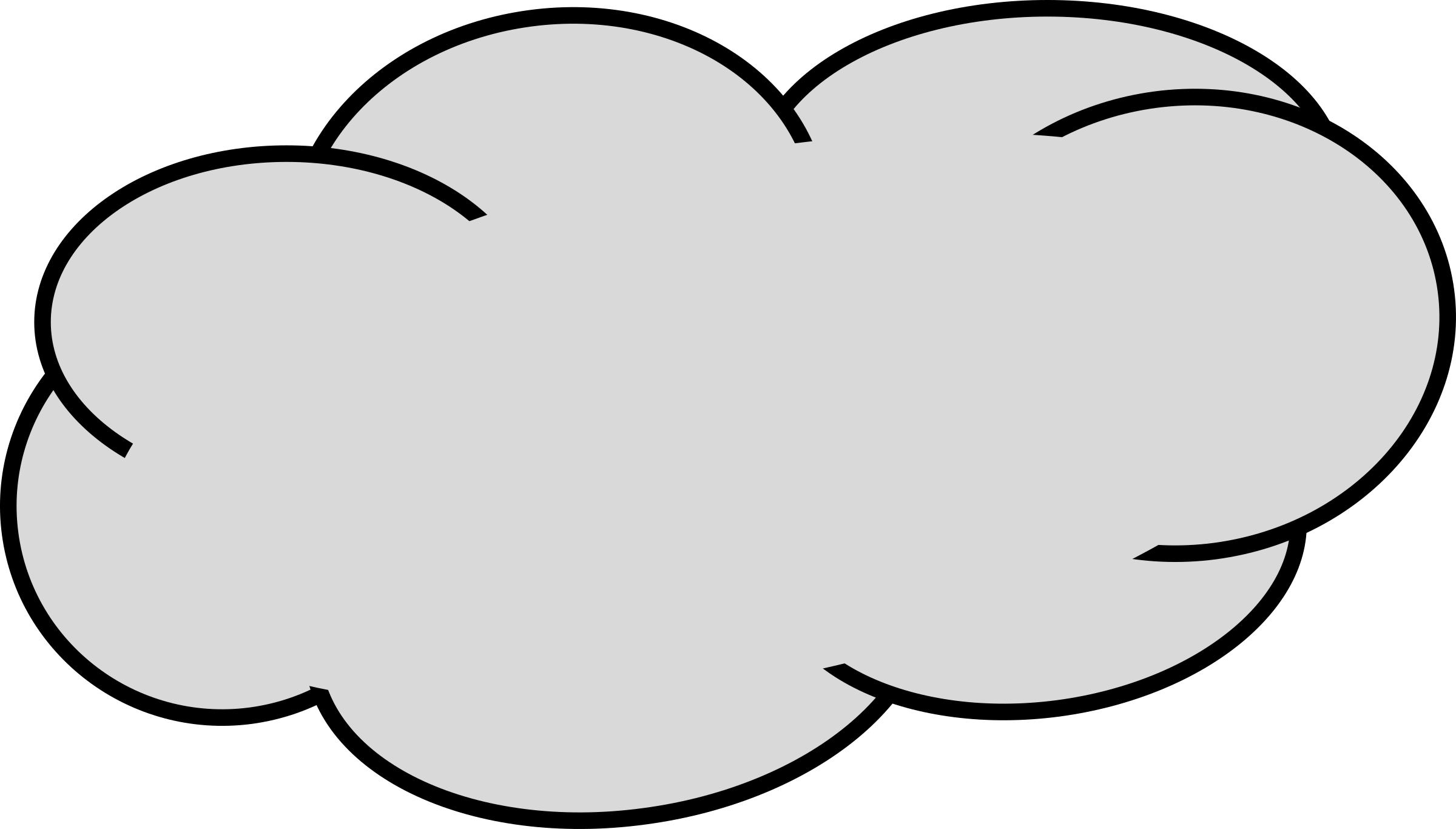 Grey Cloud Clipart