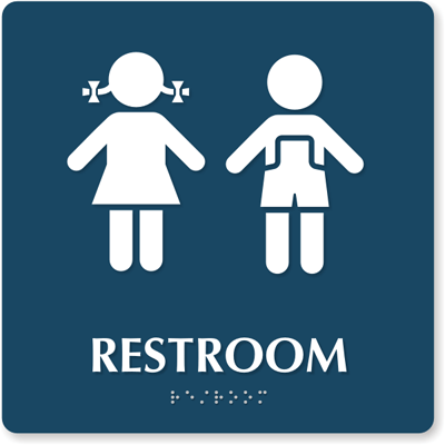 Boys Restroom Clipart