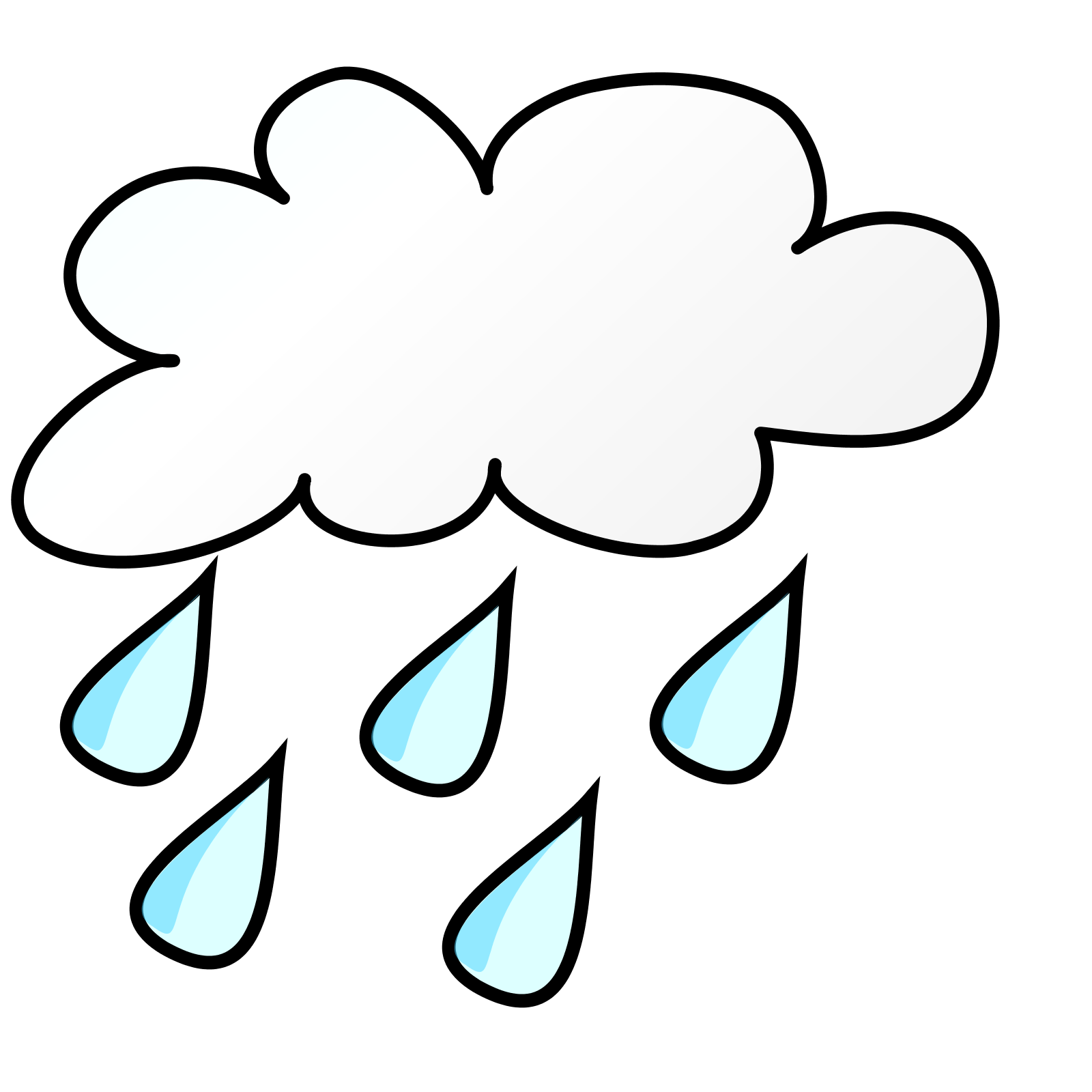 Cartoon Clouds And Rain - ClipArt Best