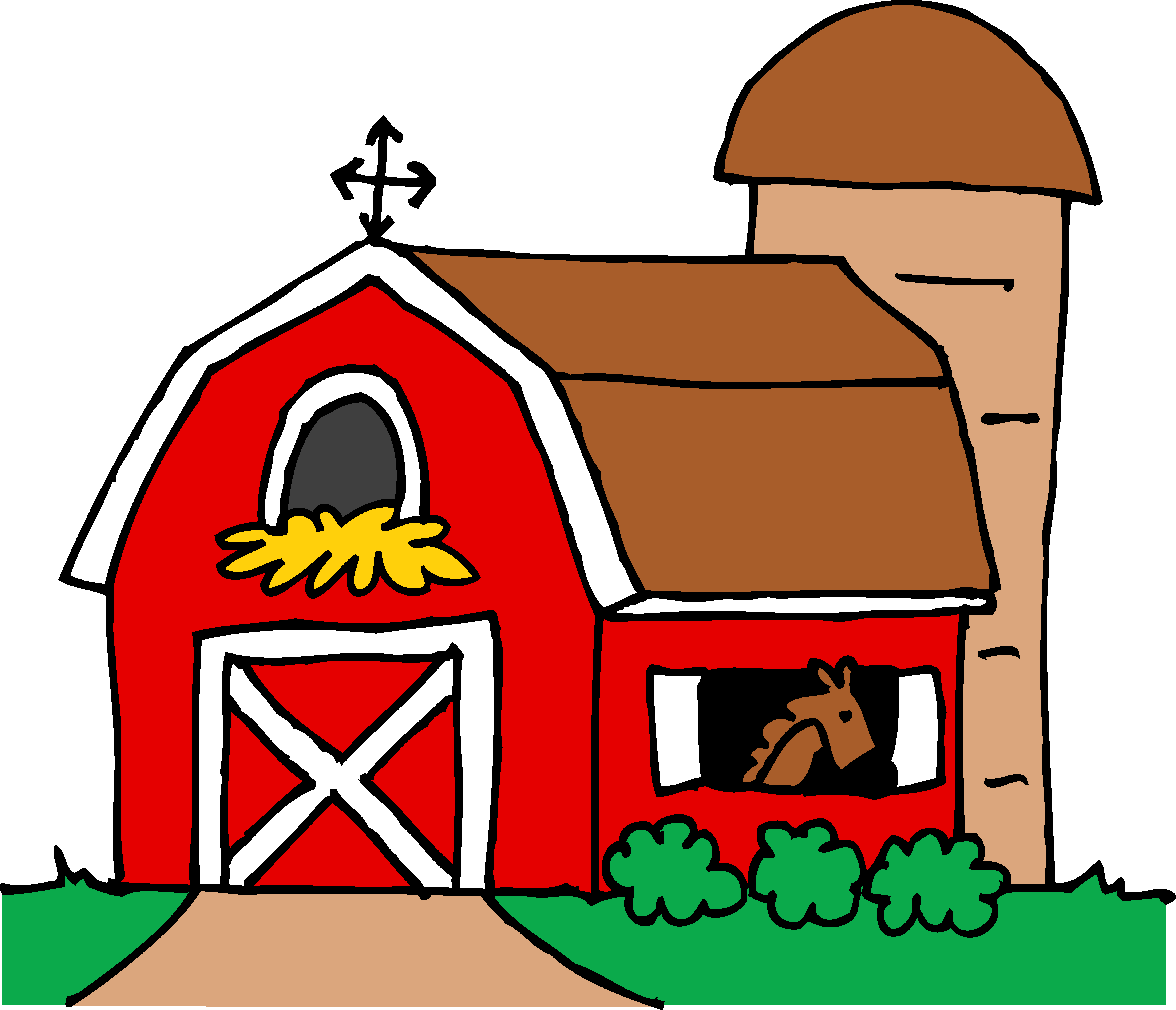 Farmhouse Clipart - Free Clipart Images