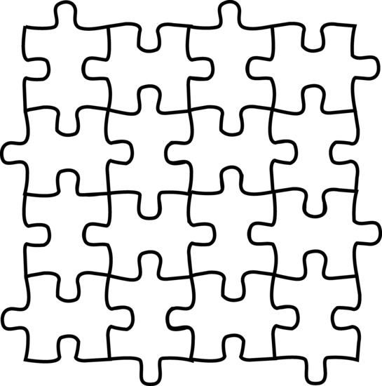 Clipart puzzle pieces free