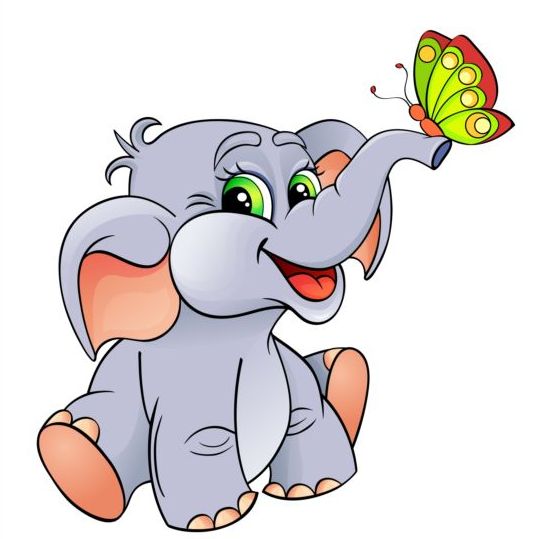 Elephant vector for free download