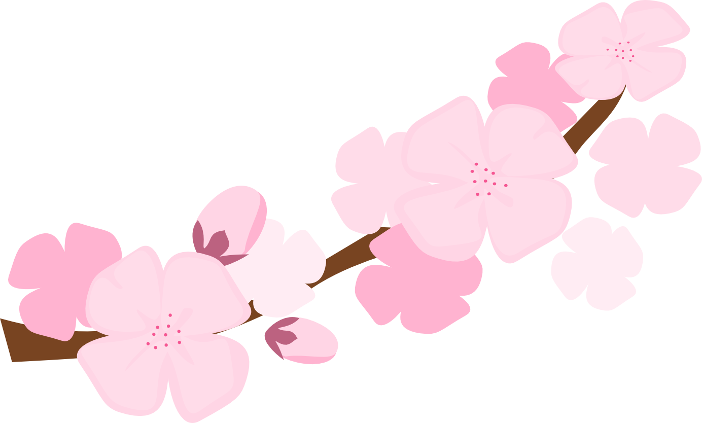 Japanese cherry blossom clip art