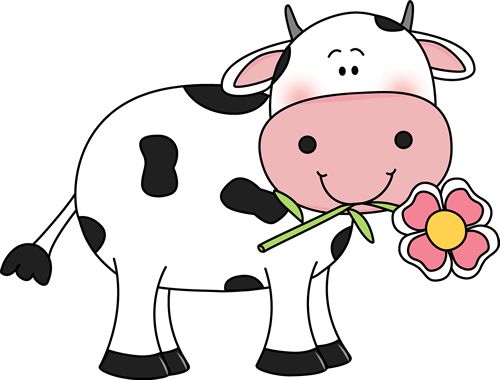 Baby cow clipart