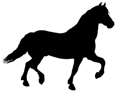 Horse silhouette clip art