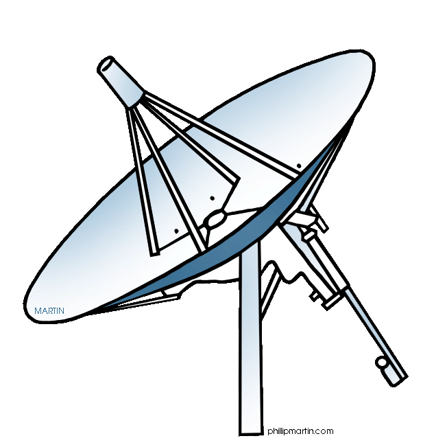 Free clipart satellite dish