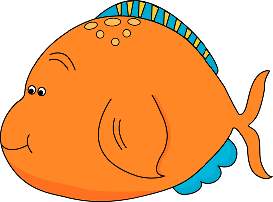 Orange Fish Clipart
