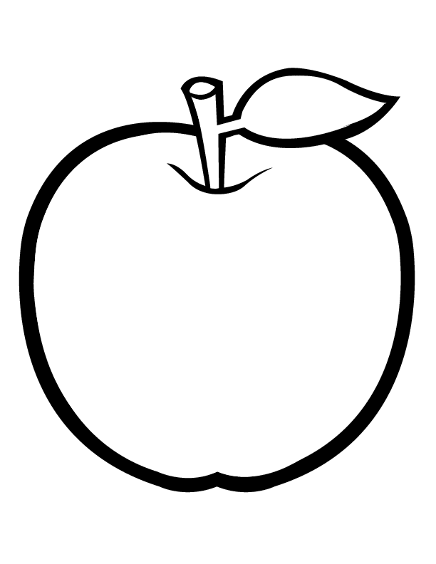 Preschool Coloring Pages Apples - High Quality Coloring Pages