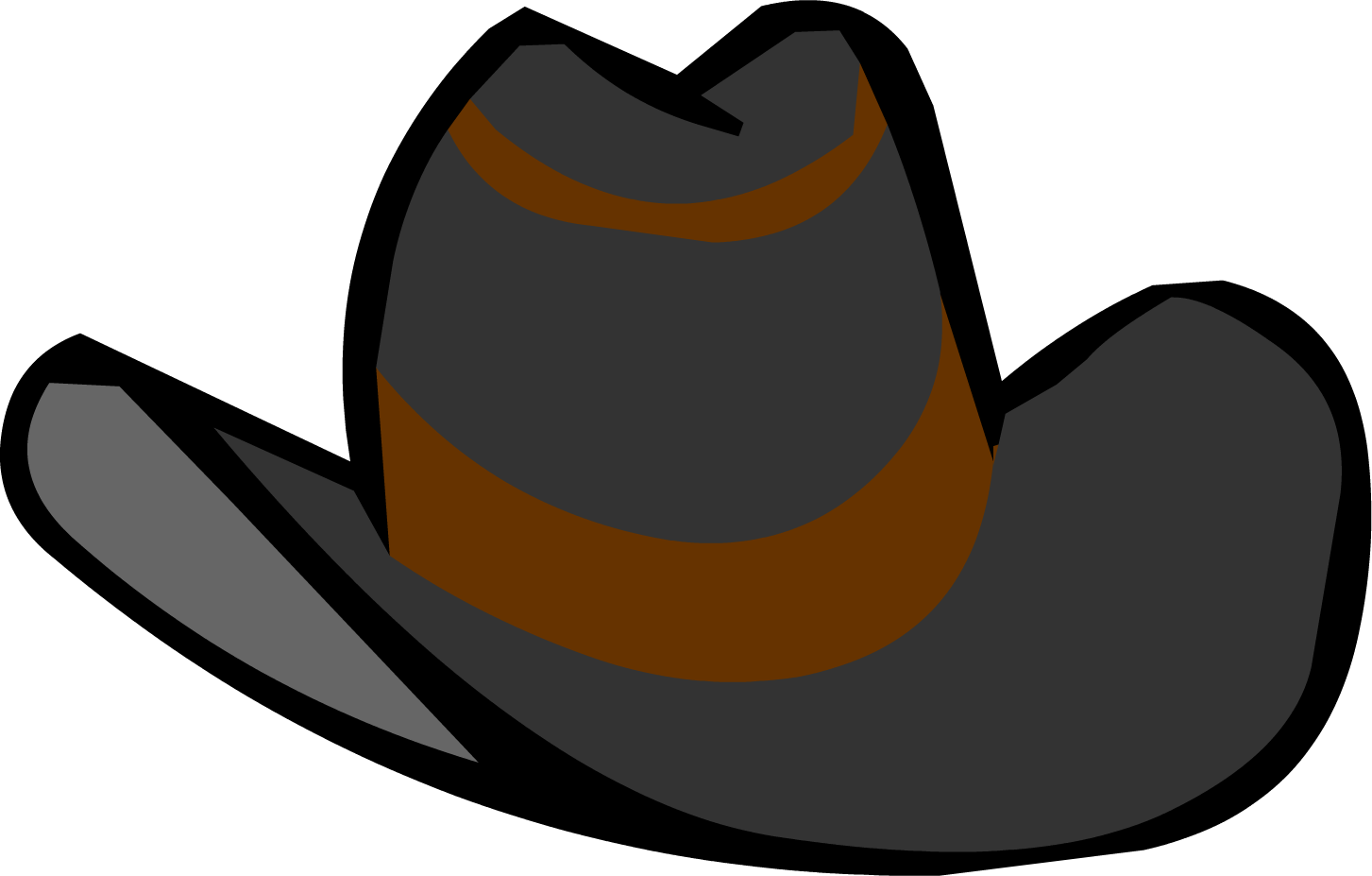 black cowboy hat clip art | Lovely Hat