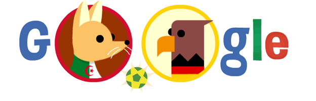 Google doodle for the World Cup: Germany versus Algeria | Night Ferry