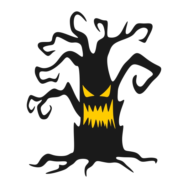 Scary Tree Cuttable Design