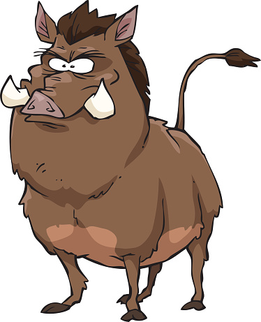 African Warthog Pictures Clip Art, Vector Images & Illustrations ...