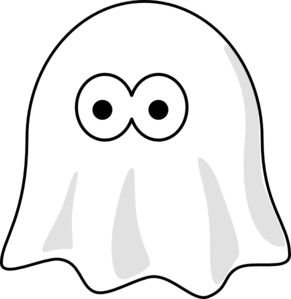 Small ghost icon clipart