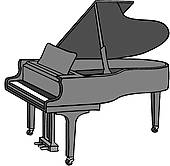 Upright Piano Cartoon - Free Clipart Images