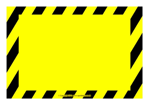 Editable warning / danger sign templates (SB10387) - SparkleBox