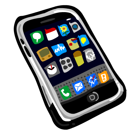 Iphone Cell Phone Clipart - Free Clipart Images