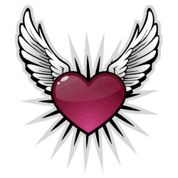 1000+ images about flying hearts | Love tattoos ...