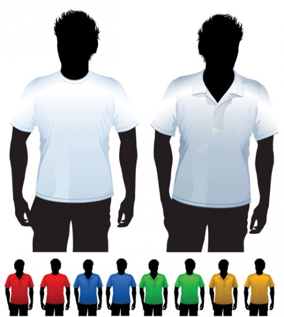 Men's T-Shirt Template Vector | Download free Vector