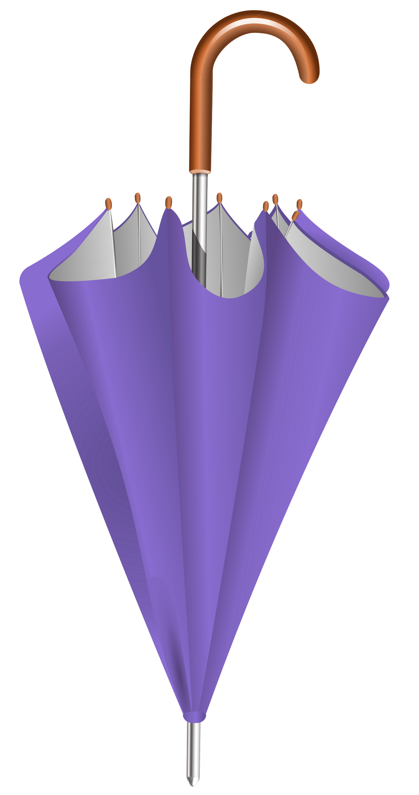 Purple Closed Umbrella PNG Clipart Image