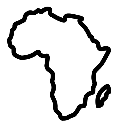 Best Photos of Africa Map Outline - Blank Africa Map Outline ...