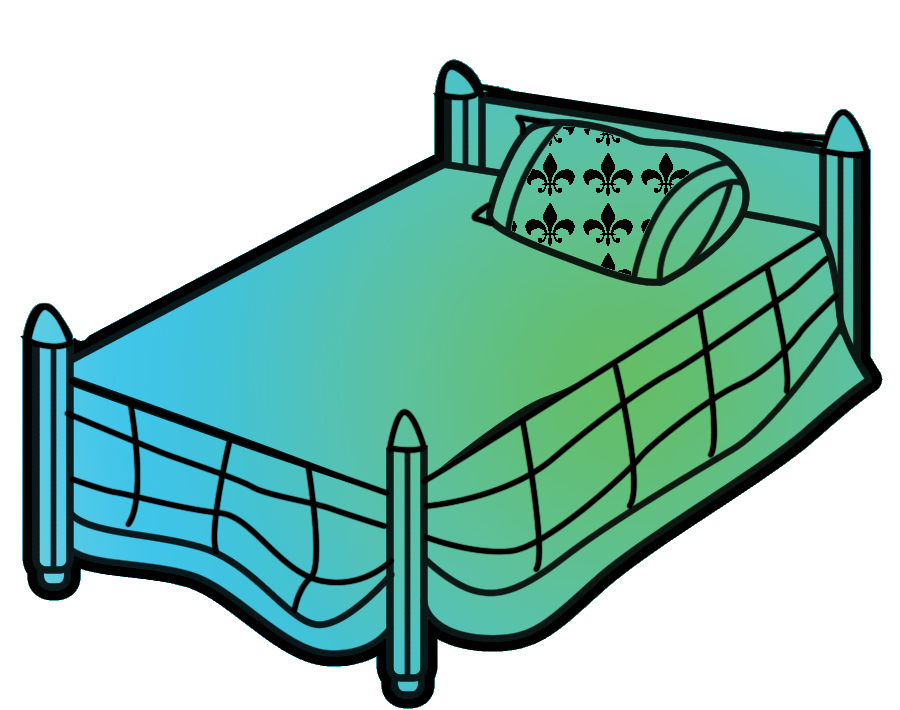 Bed Clip Art Free - Free Clipart Images