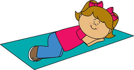 Kids rest time clipart