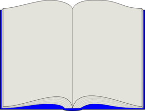 Picture of an open book clip art