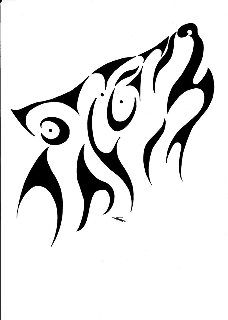 1000+ images about Tribal and celtic | Tribal wolf ...