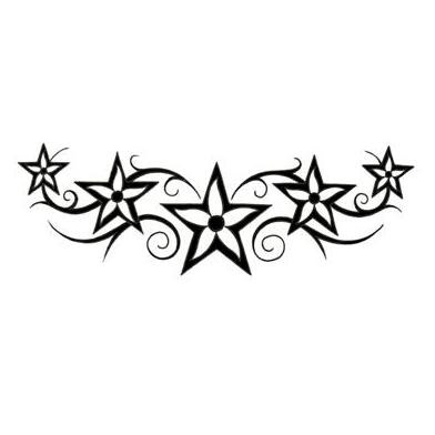 Star tattoo clipart