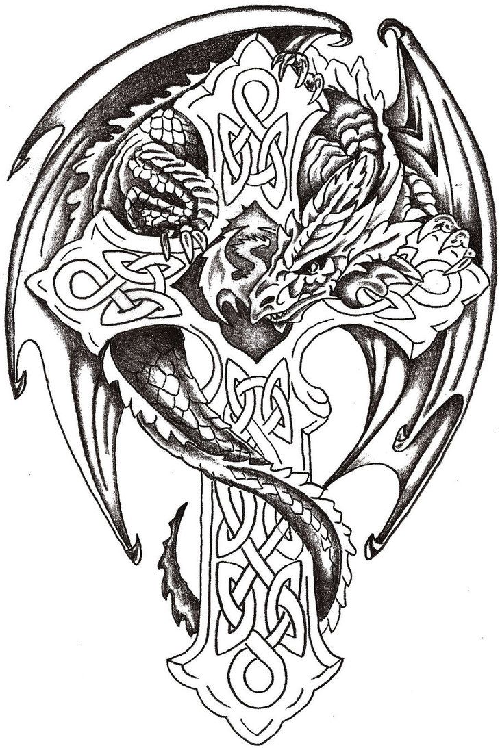 Celtic Dragon | Celtic Tree, Celtic ...
