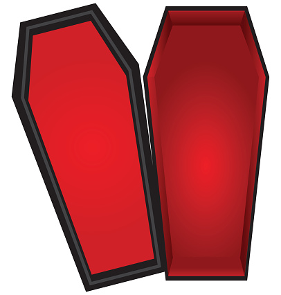 Coffin Clip Art, Vector Images & Illustrations
