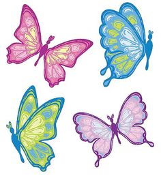 Butterflies clip art