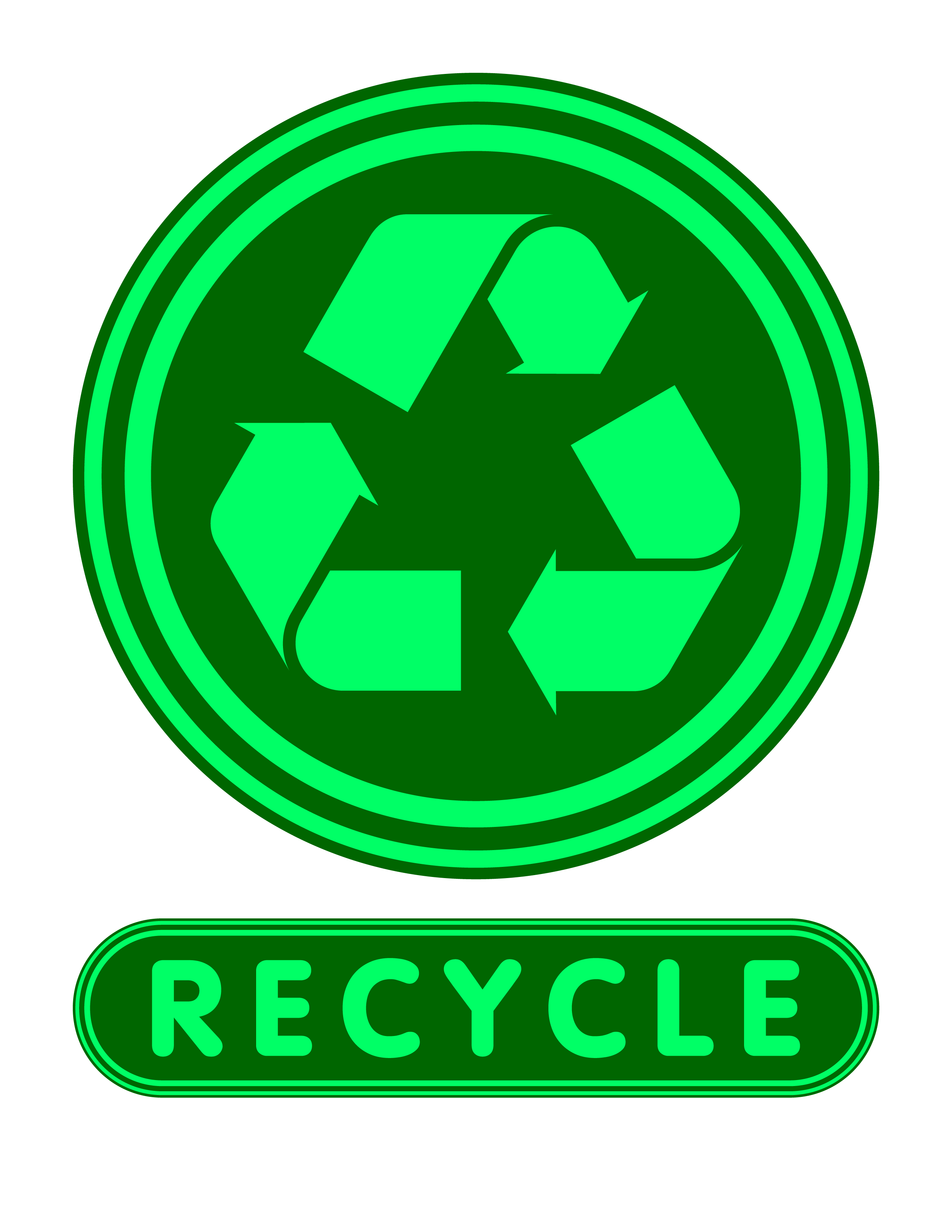 Printable Recycle Symbol ClipArt Best