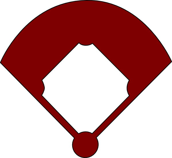 Baseball Field clip art - vector clip art online, royalty free ...