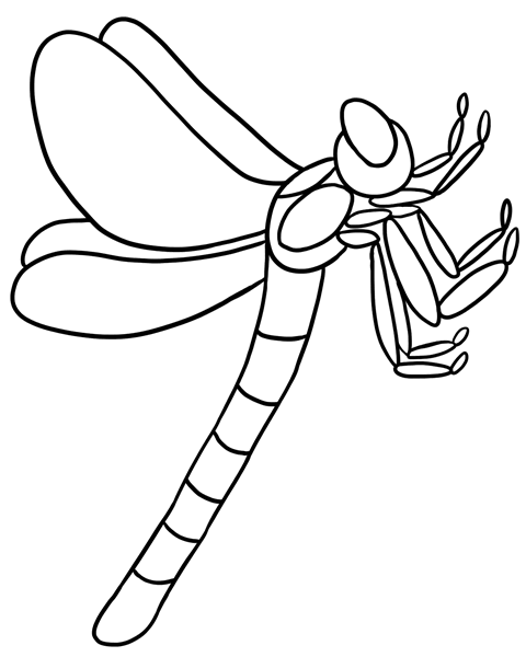 FREE Dragonfly Coloring Pictures: Just Print the Page and Color!