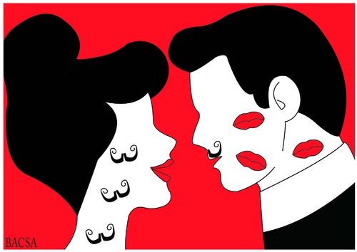 Cartoon Kiss | Free Download Clip Art | Free Clip Art | on Clipart ...