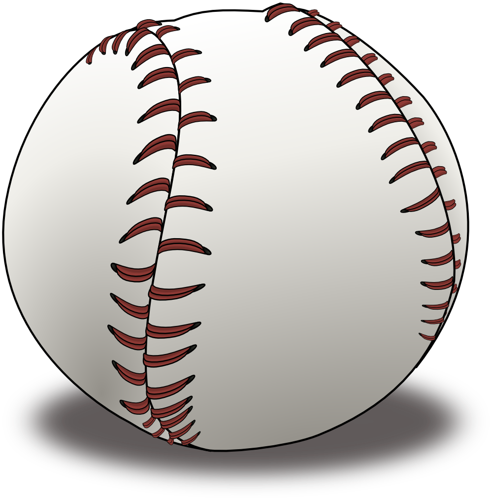 Baseball ball clipart