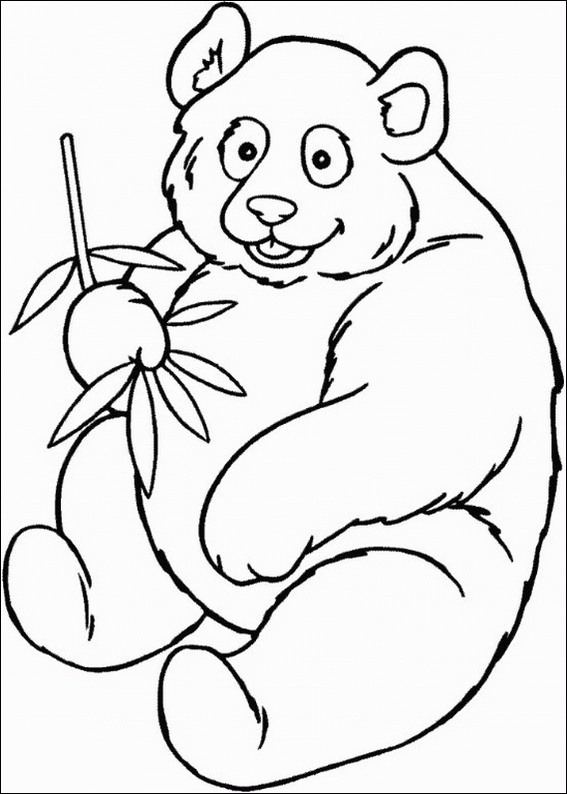 Panda Coloring Page Giant Panda Coloring Free Animal Coloring ...