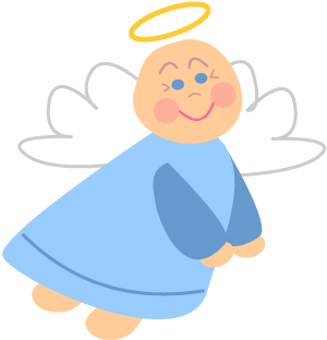 Free boy angel clipart
