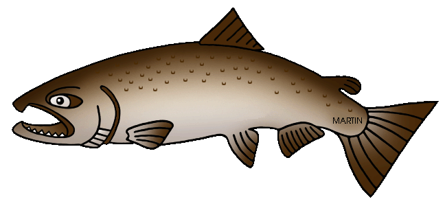 Free United States Clip Art by Phillip Martin, State Fish of ...