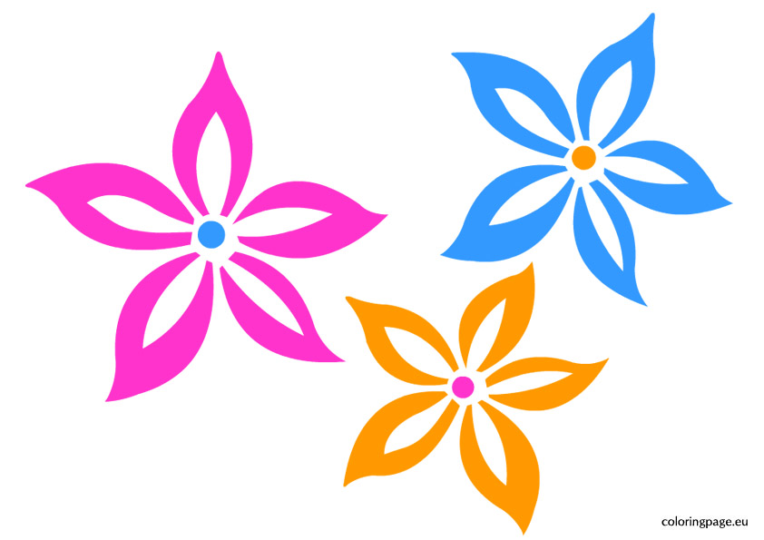 Printable flower template | Coloring Page