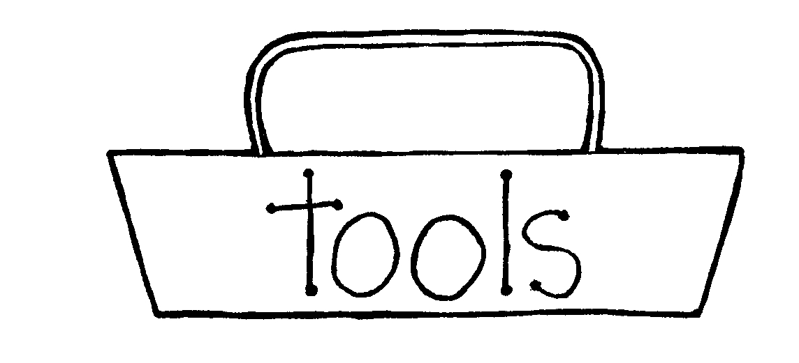 Toolbox tool template for kids clipart image #41647