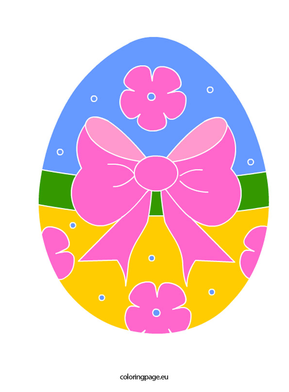 Easter egg clipart | Coloring Page