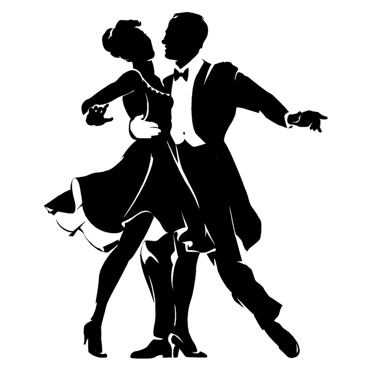 dance clip art silhouettes free - photo #39