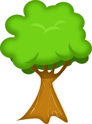 435 views Tree cartoon clipart