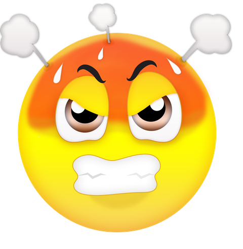 Angry Emoji PNG Image | PNG Mart