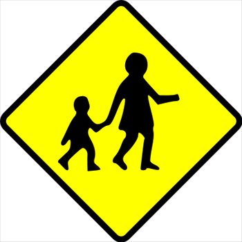 Free sign-caution-children-crossing Clipart - Free Clipart ...