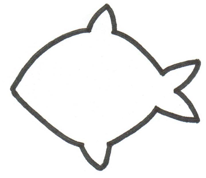 clip art fish shape - photo #27