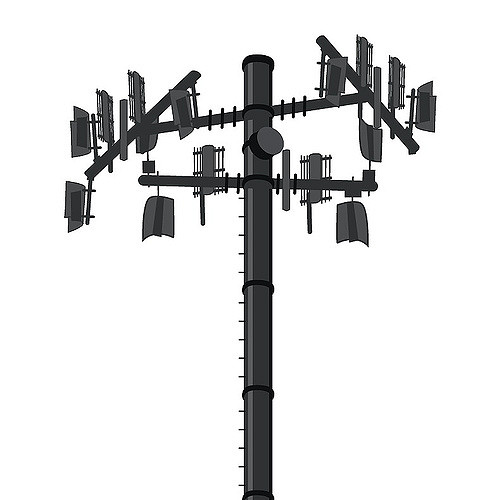 Cell Tower | Cell tower that I illustrated to go with the Pa… | Flickr