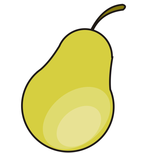 Pear fruit clipart